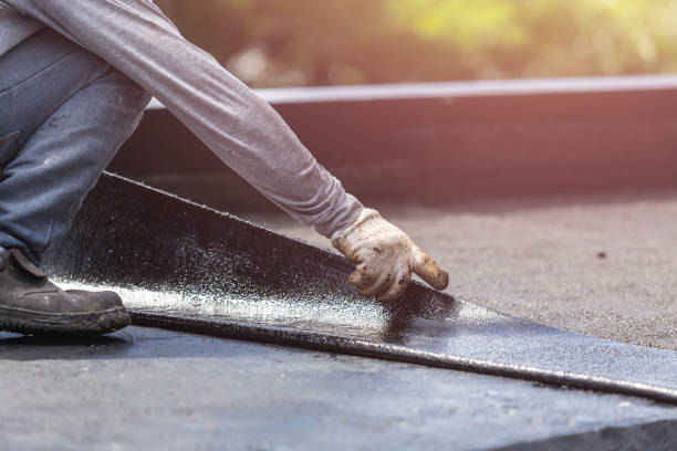 Professional Crawl Space Encapsulation technician working in North Prairie, WI